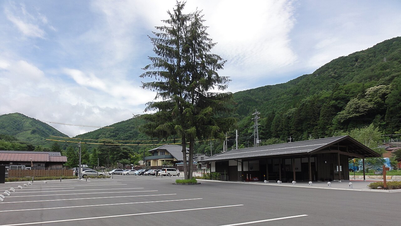 道の駅 奈良井木曽の大橋(塩尻市)
