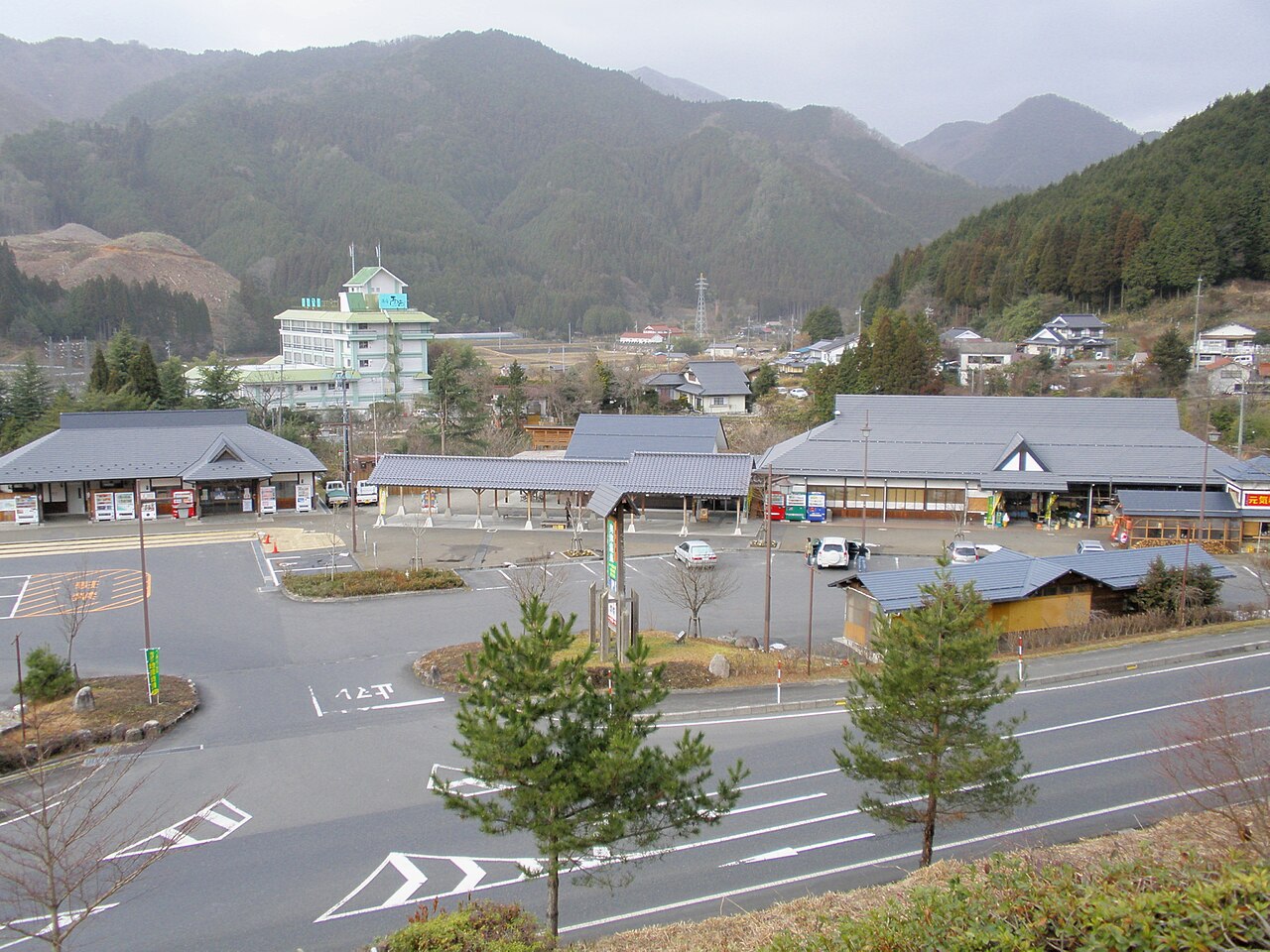道の駅 奥津温泉(鏡野町)